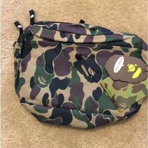 Bape camo bag crossbody bag dark camo color